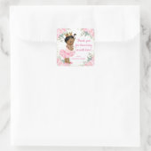 Afro-Amerikaanse Prinses Baby Shower Stickers (Tas)