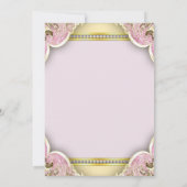 Afro-Amerikaanse prinses babyshower uitnodigingen (Achterkant)