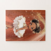 Afro-Amerikaanse Prinses Ballerina Legpuzzel (Horizontaal)