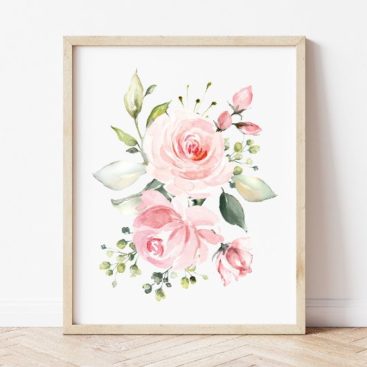 Afro-Amerikaanse prinses, bloemen, meisje kwekerij Muurkunst Sets