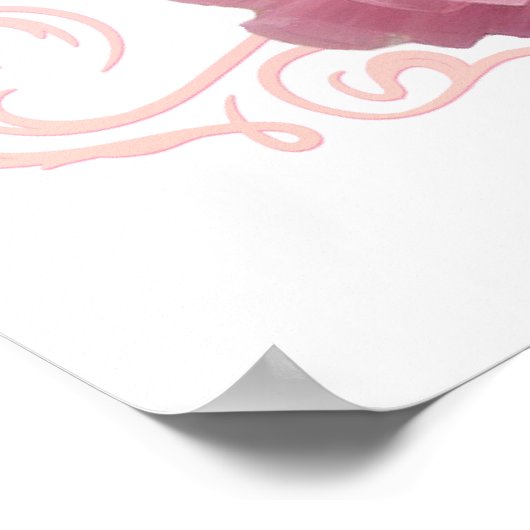 Afro-Amerikaanse prinses koninklijk welkomstbord Poster (Hoek)