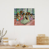 Afro-Amerikaanse prinsessen Poster (Keuken)