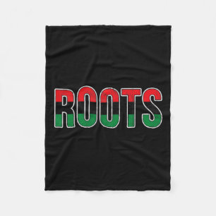 Afro-Amerikaanse roots - Pan African Union Flag Di Fleece Deken