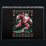 Afro-Amerikaanse Santa Football Ugly Christmas Kalender<br><div class="desc">Afro-Amerikaanse Santa Football Ugly Christmas</div>