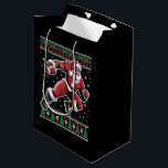 Afro-Amerikaanse Santa Football Ugly Christmas Medium Cadeauzakje<br><div class="desc">Afrikaans Amerikaans Santa Football Lelijke Kersttrui</div>