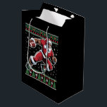 Afro-Amerikaanse Santa Football Ugly Christmas Medium Cadeauzakje<br><div class="desc">Afrikaans Amerikaans Santa Football Lelijke Kersttrui</div>
