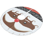 afro - amerikaanse santa kerstboom rok (Gekanteld)