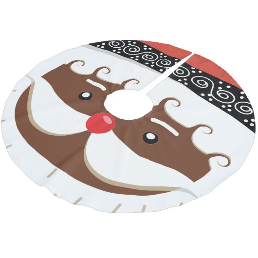 afro - amerikaanse santa kerstboom rok (Gekanteld)