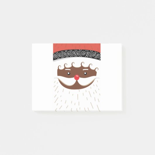 afro - amerikaanse santa post-it® notes (Voorkant)