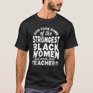 Afro-Amerikaanse schoolleraar zwarte geschiedenis T-shirt