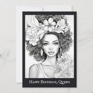 Afro-Amerikaanse schoonheid   Kleur je eigen Brief