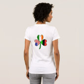 Afro-Amerikaanse Shamrock.png T-shirt (Achterkant volledig)