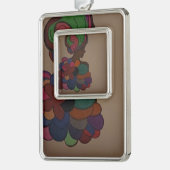 Afro-Amerikaanse Sprookje Omlijst Ornament (Links)