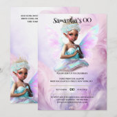 Afro-Amerikaanse sprookjesprinses grillige verjaar Kaart (Voorkant / Achterkant)