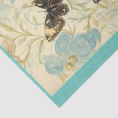 Afro-Amerikaanse Steampunk Mannelijk Blauw P8 Deco Tissuepapier (Detail)