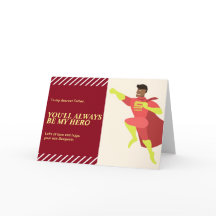 Afro-Amerikaanse superheld Dad Happy Vaderdag