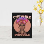 Afro-Amerikaanse T voor vrouwen Zwarte Geschiedeni Kaart (Gele Bloem)