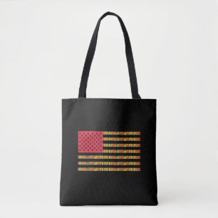 Afro-Amerikaanse Totaal Tote Bag