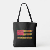 Afro-Amerikaanse Totaal Tote Bag (Achterkant)