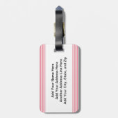 Afro-Amerikaanse verpleegster Bagagelabel (Achterkant verticaal)