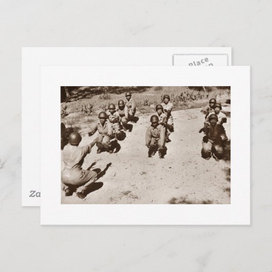 Afro-Amerikaanse verpleegsters Briefkaart (Voorkant / Achterkant)