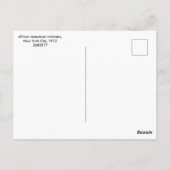 Afro-Amerikaanse veteranen, New York City, 1912 Briefkaart (Achterkant)