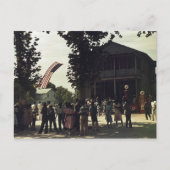 Afro-Amerikaanse viering van 4 juli Briefkaart (Voorkant)