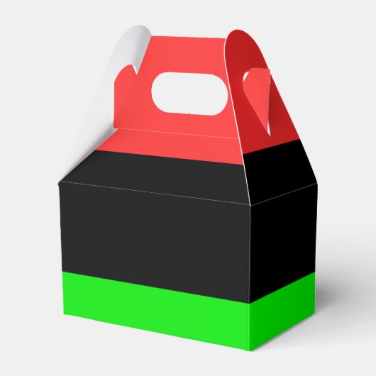Afro-Amerikaanse vlag Bedankdoosjes (Voorkant Zijde)