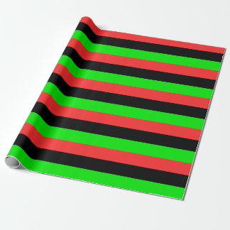 Afro-Amerikaanse vlag Cadeaupapier