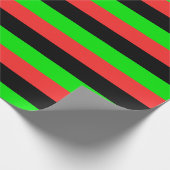 Afro-Amerikaanse vlag Cadeaupapier (Hoek)