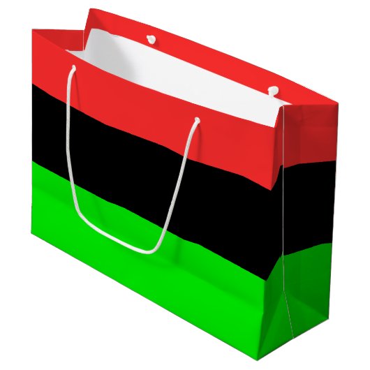 Afro-Amerikaanse vlag Groot Cadeauzakje (Voorkant Gekanteld)