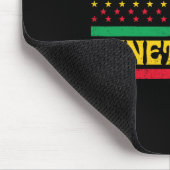 Afro-Amerikaanse vlag Juneteenth Breaking Elke CH Muismat (Hoek)