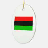 Afro-Amerikaanse vlag Keramisch Ornament (Links)