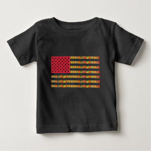 Afro-Amerikaanse Vlag Kinder T-shirt
