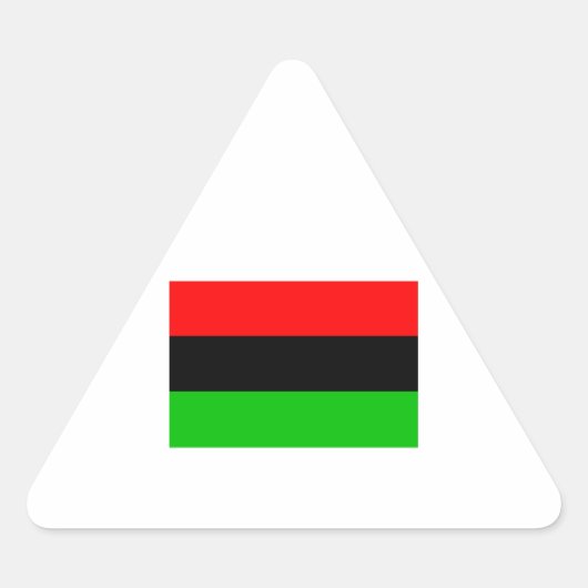 Afro-Amerikaanse vlag Sticker (Voorkant)