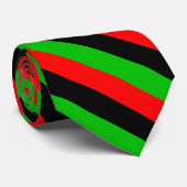 Afro-Amerikaanse vlag Stropdas (Opgerold)