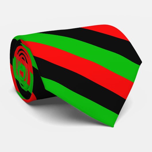 Afro-Amerikaanse vlag Stropdas (Opgerold)