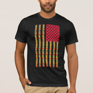 Afro-Amerikaanse vlag T-shirt
