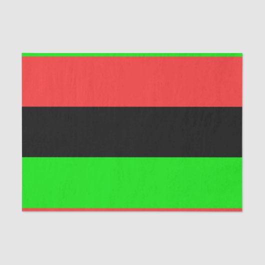 Afro-Amerikaanse vlag Tissuepapier (Voorkant)