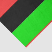 Afro-Amerikaanse vlag Tissuepapier (Detail)