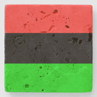 Afro-Amerikaanse Vlag Totaal Stenen Onderzetter