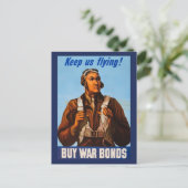 Afro-Amerikaanse vliegeniers gevechtspiloten WO2 Briefkaart (Staand voorkant)