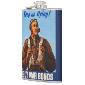 Afro-Amerikaanse vliegeniers gevechtspiloten WO2 Heupfles (Links)