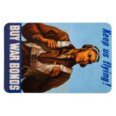 Afro-Amerikaanse vliegeniers gevechtspiloten WO2 Magneet (Horizontaal)