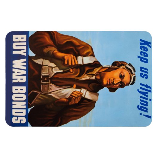 Afro-Amerikaanse vliegeniers gevechtspiloten WO2 Magneet (Horizontaal)