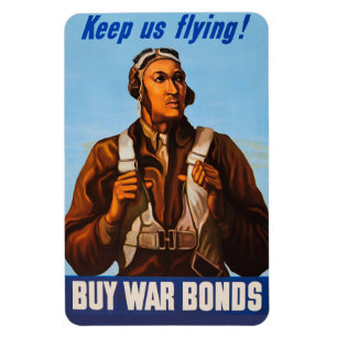 Afro-Amerikaanse vliegeniers gevechtspiloten WO2 Magneet