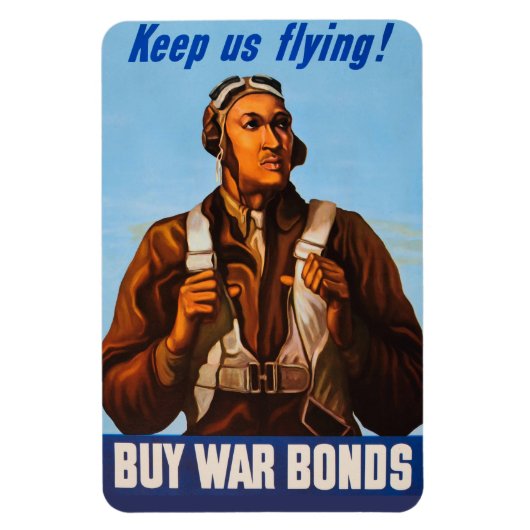Afro-Amerikaanse vliegeniers gevechtspiloten WO2 Magneet (Verticaal)