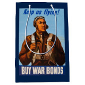 Afro-Amerikaanse vliegeniers gevechtspiloten WO2 Medium Cadeauzakje (Voorkant)