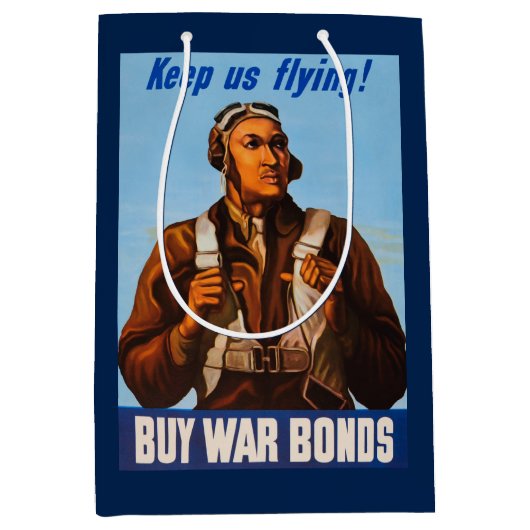 Afro-Amerikaanse vliegeniers gevechtspiloten WO2 Medium Cadeauzakje (Voorkant)