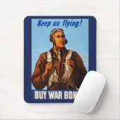 Afro-Amerikaanse vliegeniers gevechtspiloten WO2 Muismat (Met muis)